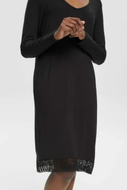 ESPRIT Nachthemd Mit Spitze, LENZING™ ECOVERO™ -Cheap ESPRIT Store 013ER1Y312 001 16