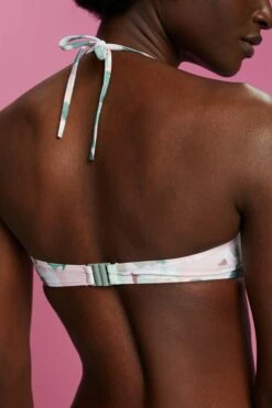 ESPRIT Recycelt: Wattiertes Neckholder-Bikinitop -Cheap ESPRIT Store 043EF1A313 352 18
