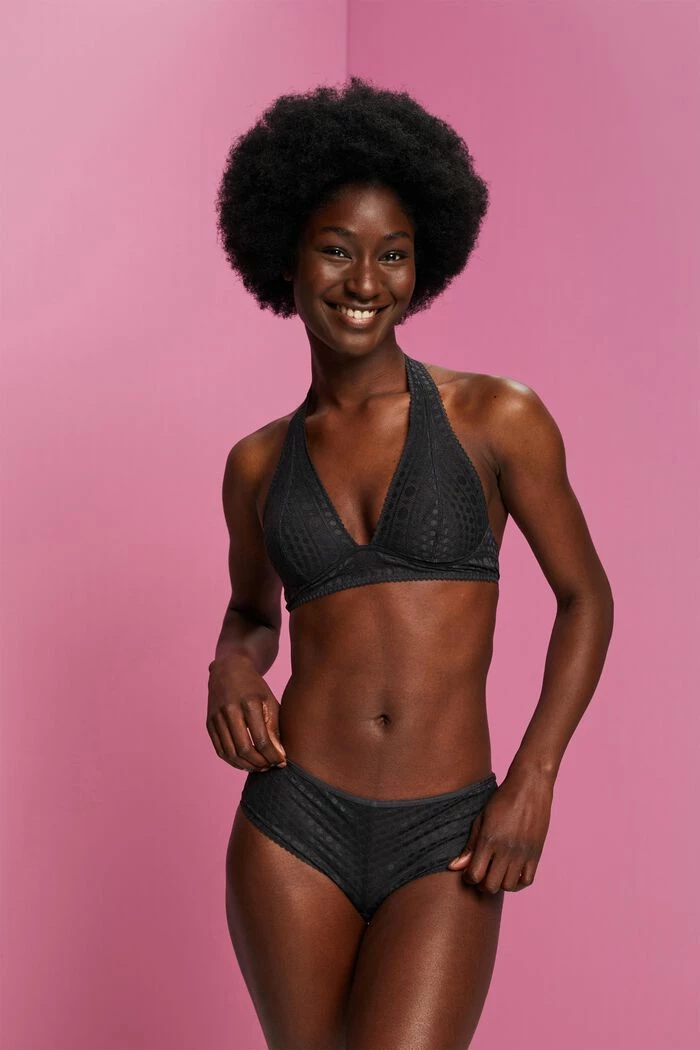 ESPRIT Neckholder-BH Aus Recycling-Material Mit Spitze 3 ESPRIT Neckholder-BH Aus Recycling-Material Mit Spitze