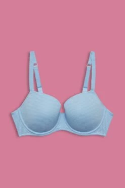 ESPRIT Gestreifter Balconette-BH Aus Mikrofaser