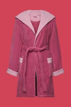ESPRIT Frottée-Bademantel Mit Gestreiftem Innenfutter -Cheap ESPRIT Store 17382B 350 20