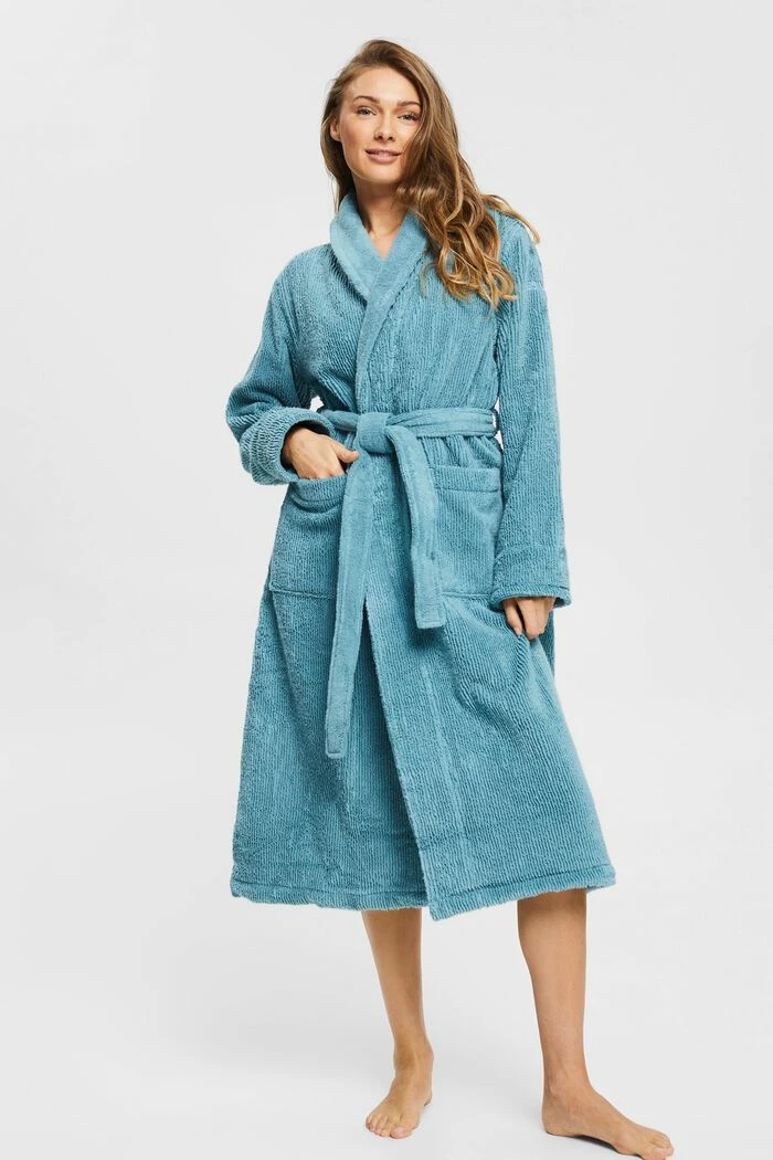 ESPRIT Bademantel In Gerippter Optik 3 ESPRIT Bademantel In Gerippter Optik