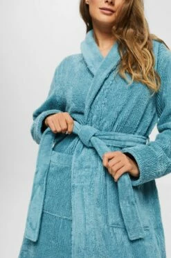 ESPRIT Bademantel In Gerippter Optik 8 ESPRIT Bademantel In Gerippter Optik -Cheap ESPRIT Store 18710B 438 16