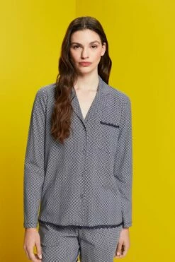 ESPRIT Pyjamaobterteil Mit Spitze