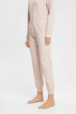 ESPRIT Gestreifte Jersey-Hose