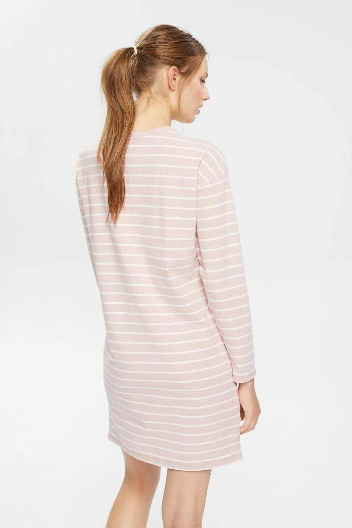ESPRIT Jersey-Nachthemd Mit Streifenmuster 4 ESPRIT Jersey-Nachthemd Mit Streifenmuster - Image 2