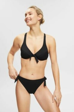 ESPRIT Strukturiertes Bikinioberteil Mit Knotendetail