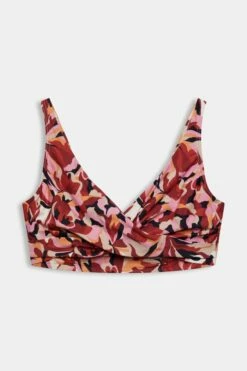 ESPRIT Unwattiertes Bügel-Bikinitop Mit Blumenprint