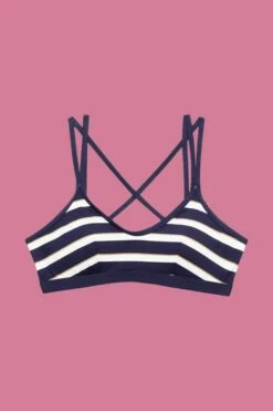 ESPRIT Wattiertes Bikini-Top Mit Streifen Und Gekreuzten Trägern -Cheap ESPRIT Store 993EF1A346 402 20