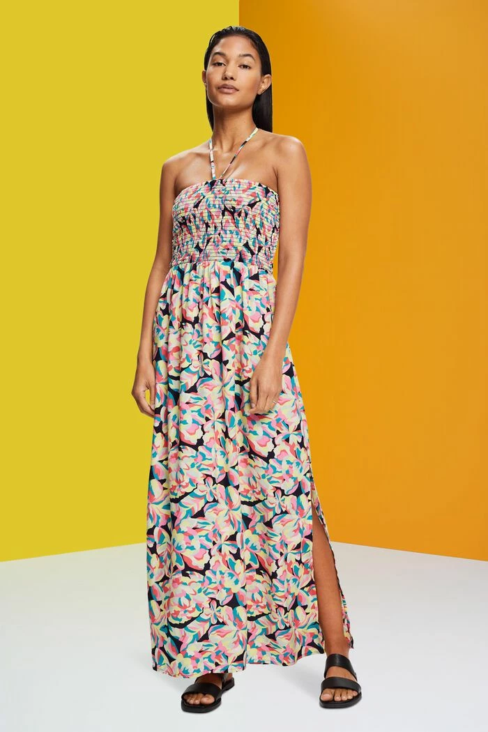 ESPRIT Gesmoktes Schlauchkleid In Maxilänge 6 ESPRIT Gesmoktes Schlauchkleid In Maxilänge - Image 4