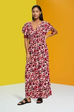 ESPRIT Maxi-Strandkleid Mit Floralem Muster 10 ESPRIT Maxi-Strandkleid Mit Floralem Muster -Cheap ESPRIT Store 993ER1A308 612 14