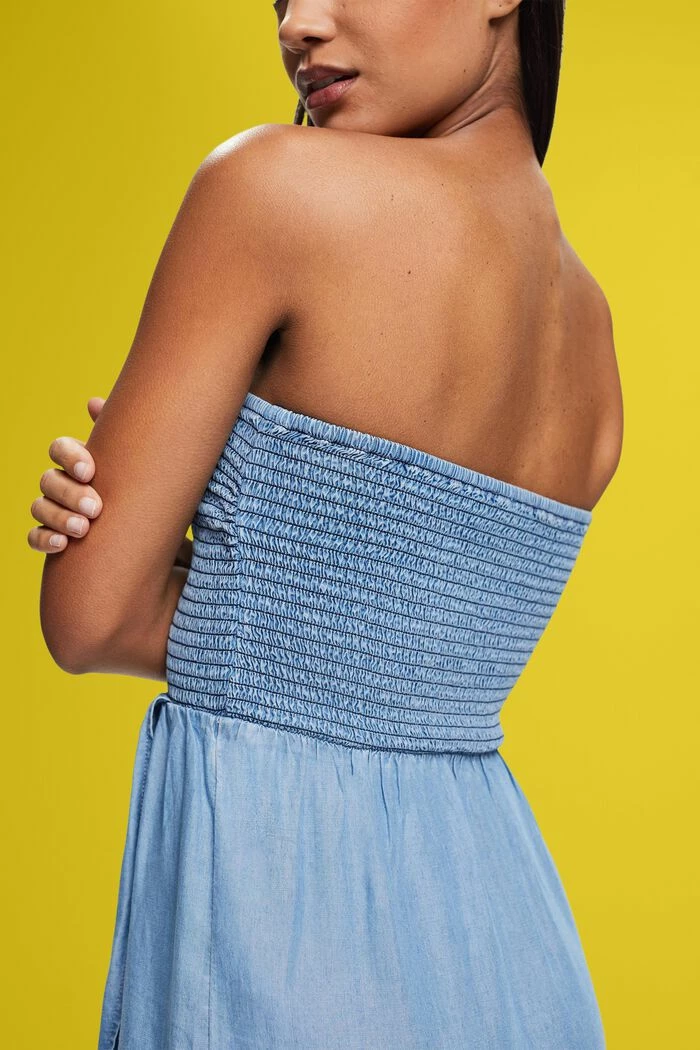 ESPRIT Gesmoktes Schlauchkleid In Denimoptik 6 ESPRIT Gesmoktes Schlauchkleid In Denimoptik - Image 4