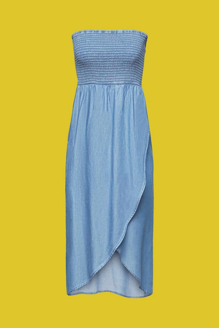 ESPRIT Gesmoktes Schlauchkleid In Denimoptik 8 ESPRIT Gesmoktes Schlauchkleid In Denimoptik - Image 6