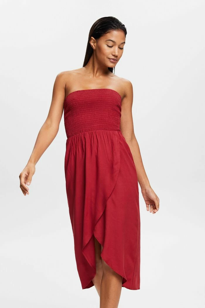 ESPRIT Gesmoktes Schlauchkleid In Midilänge 3 ESPRIT Gesmoktes Schlauchkleid In Midilänge