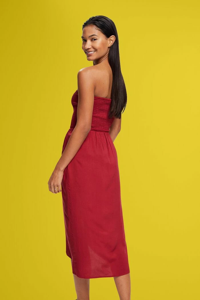 ESPRIT Gesmoktes Schlauchkleid In Midilänge 4 ESPRIT Gesmoktes Schlauchkleid In Midilänge - Image 2