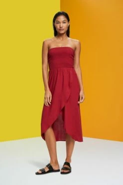 ESPRIT Gesmoktes Schlauchkleid In Midilänge 10 ESPRIT Gesmoktes Schlauchkleid In Midilänge -Cheap ESPRIT Store 993ER1A313 610 14