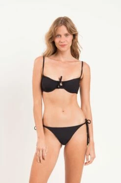 Bottom Dots-Black Ibiza-Comfy -Cheap ESPRIT Store bottom dots black ibiza comfy model front 03