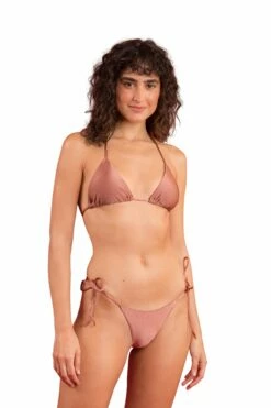 Bottom Shimmer-Copper Cheeky-Tie -Cheap ESPRIT Store bottom shimmer copper cheeky tie model front 03