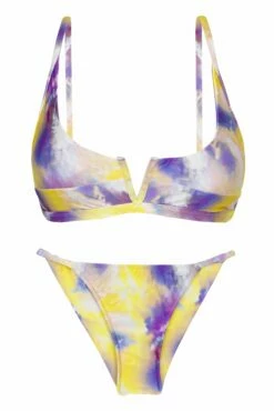 Set Tiedye-Purple Bra-V Cheeky-Fixa